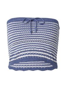 Вязаный топ HOLLISTER Knitted Top, синий