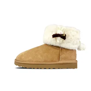 UGG Классические мини термостойкие износостойкие утепленные короткие снегоступы для женщин Brown