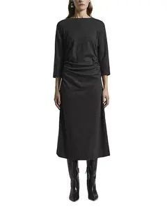 Платье миди Peserico, серый