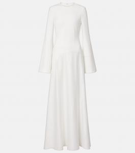 Шелковое платье Storm Solace London, кремовый