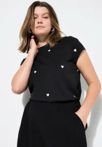 Футболка с принтом rundhals herzen Studio Untold, Black