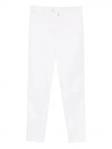 Брюки с нашивкой-логотипом Kiton, белый