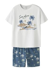 NAME IT Пижама в цвете Sapphire, White