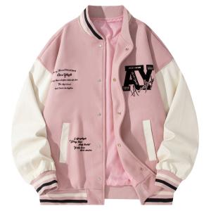 YK&YB Тао Хуан Бейсбольная куртка унисекс, Pink