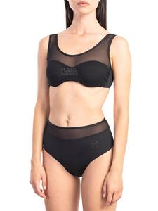 Верх бикини Karl Lagerfeld, черный