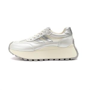 D FUSE SCANDINAVIA Cortez Обувь Амортизирующие Противоскользящие Износостойкие Низкие Массивные Кроссовки Женские D:FUSE SCANDINAVIA, Экрю/Серебристый (Сетка)