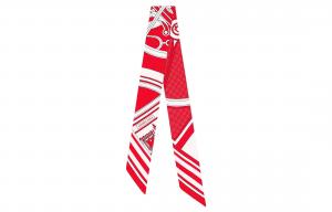 Шелковый платок женский красный HERMES