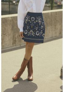 Юбка Cream GRO , Dundee Dark Denim/Blue Denim