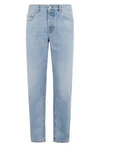 Светлые джинсы из денима с пятью карманами Department Five, синий