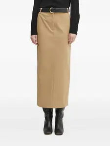 Юбка миди с разрезом спереди Bardot, нейтральный