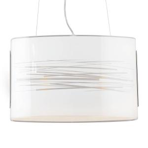 Подвесной светильник LAM Shangai III, сатиновое стекло / железо - 2 лампы