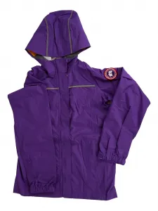 Куртка с капюшоном с нашивкой с логотипом Canada Goose Kids, фиолетовый