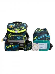 SCHOOL-MOOD Набор школьных сумок Timeless Pro из 7 предметов в дизайне гоночного автомобиля
