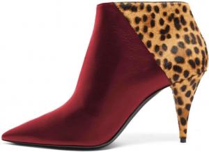 Женские тонкие ботильоны FSJ с леопардовым принтом, средней и высокой посадкой, на молнии, с острым носком, удобные, размеры 4-15 США