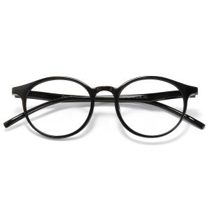 CYXUS Линзы для очков круглой формы унисекс, Glossy black T01