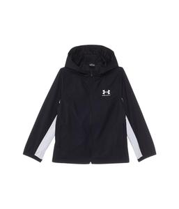 Куртка Under Armour Kids Rival Woven Jacket, цвет Black/White/White
