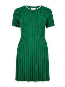 Apricot Вязаное платье в зеленом цвете