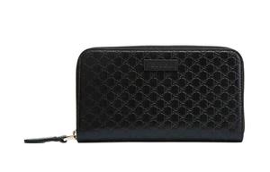 GUCCI Кожаный кошелек мужской черный