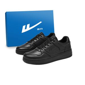 Кроссовки для скейтбординга унисекс низкие полностью черные WARRIOR, Black Warrior (с флисовой подкладкой)