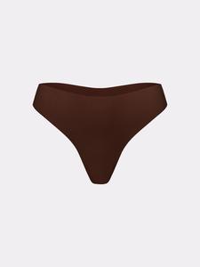 Erlich Textil Трусы String CASUAL COTTON STRING in umbra