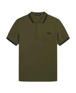 Рубашка-Поло Verde Fred Perry, зеленый