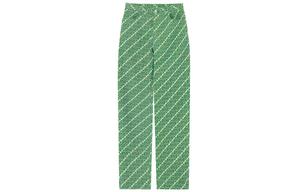 WE11DONE Женские джинсы зеленые