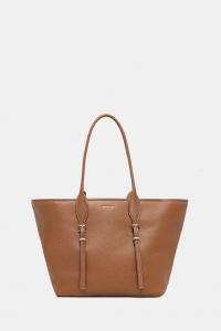 Кожаная сумка Michael Michael Kors, коричневый