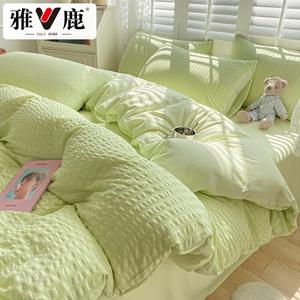 Yalu Пододеяльник 180х220 см из летнего сатинового хлопка, цвет Higualv JH