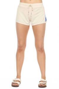 Женские полосатые домашние шорты в каменном цвете PJ Salvage, Stone