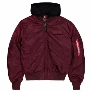 Куртка Alpha Industries MA-1 ZH Back Print, красный