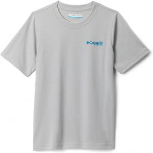 Columbia Boys PFG футболка с коротким рукавом и сезонным принтом, Cool Grey/Pfg Y Circle Bass