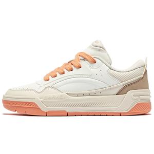 Кроссовки для скейтборда женские низкие микрокристаллические белый яичные молочные пепла Erke