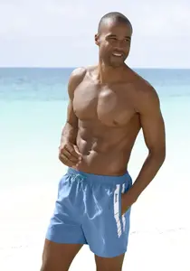 Bench Купальные шорты с логотипом, синий