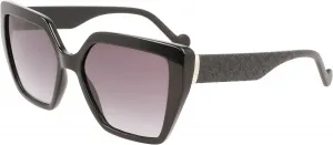 Солнцезащитные очки Liu Jo LJ757S 001, женские, цвет черный дымчатый, размер линз 55 мм, Black Smoke