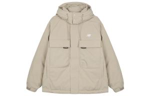 New Balance Пуховик мужской коричневый, Woody Brown