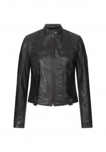 Кожаная куртка Rock Creek, черный