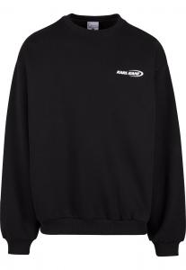 Толстовка Karl Kani Woven Signature Resist Love Crew, черный