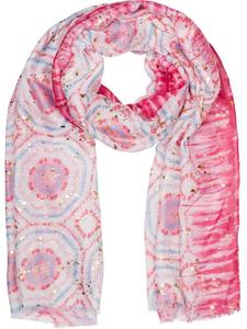 Шарф styleBREAKER, цвет pink/hellblau