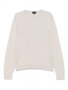 Свитер с круглым вырезом Tom Ford, нейтральный
