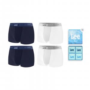 Lee SS25 INDIGO Подарочный набор мужского белья 4 предмета
