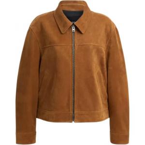 Кожаная куртка женская COACH, tan