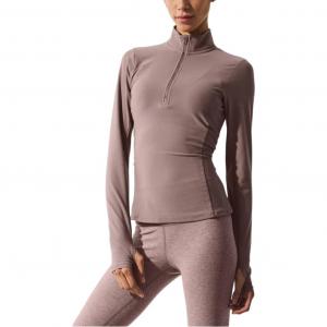 Обычные футболки с длинным рукавом Women's Alo Yoga, Mushroom Heather