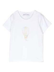 Футболка с графичным принтом Patachou, белый