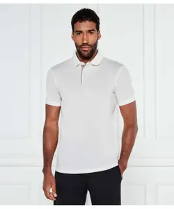 Футболка поло Slim fit Emporio Armani, белый