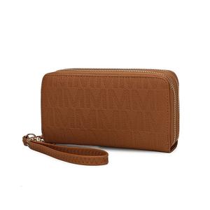 Кошелек-кошелек Lisbette Wristlet Handbag M Signature MKF Collection By Mia K., цвет tan