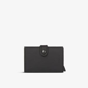 Мини-кошелек из кожи и алюминия Secrid, черный