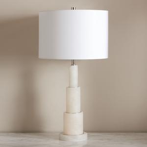 Лампа настольная Safavieh Gardiner Alabaster, белый