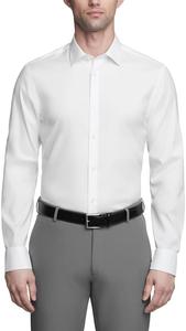 Мужская рубашка Calvin Klein Slim Fit из тонкого хлопкового эластичного материала, Grey