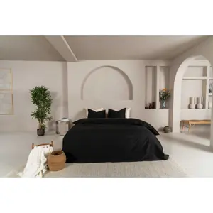 Постельное белье кайори «Кисо», смесь Tencel и хлопка Kayori, черный