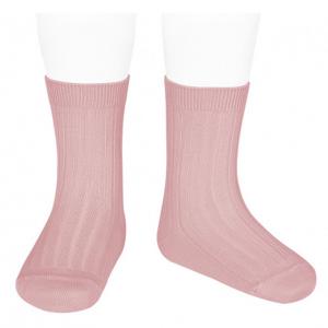Женские короткие носки Condor средней длины в рубчик, идеально подходящие для выпускных, церемоний поступления и церемоний поступления в детский сад.